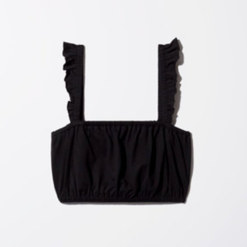 ARITZIA WILFRED FREE BLACK SLEEVELESS AMIENS TOP